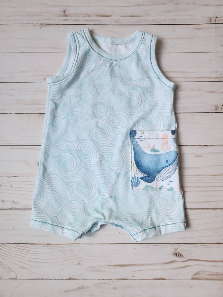 Whale Tank Romper