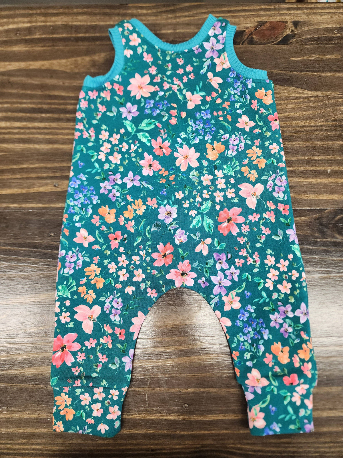 Floral Long Romper