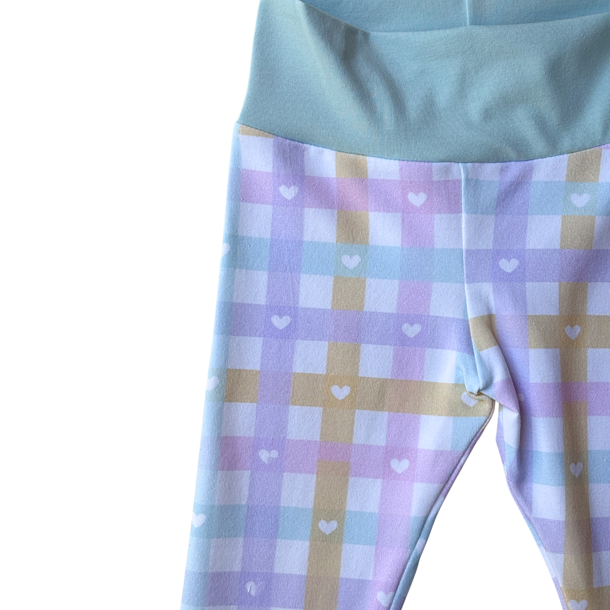 Gingham Heart Legging