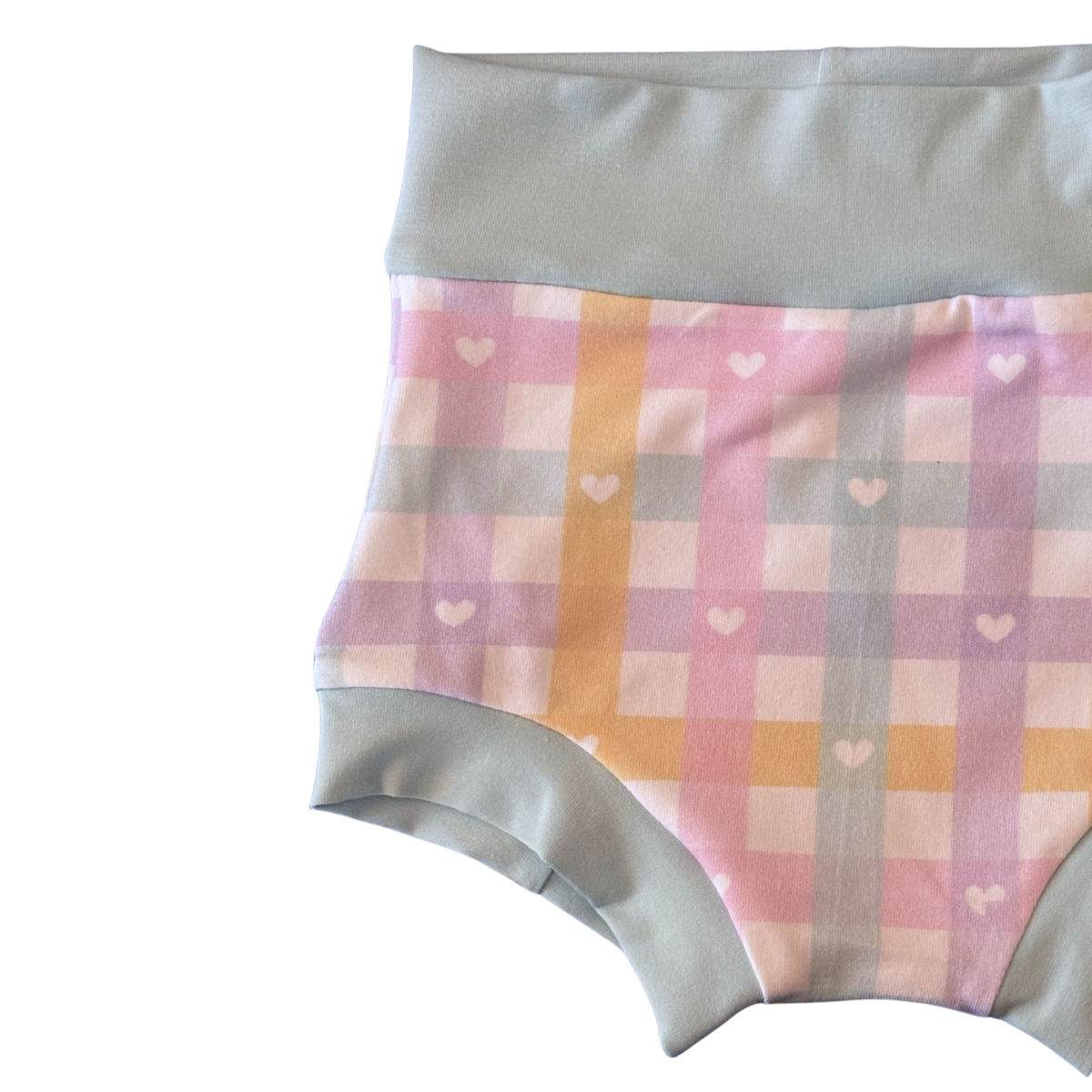Gingham Heart Shoties