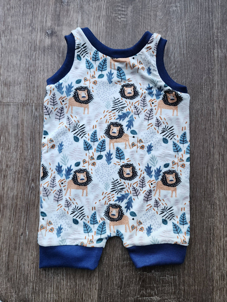 Lion Shortie Romper