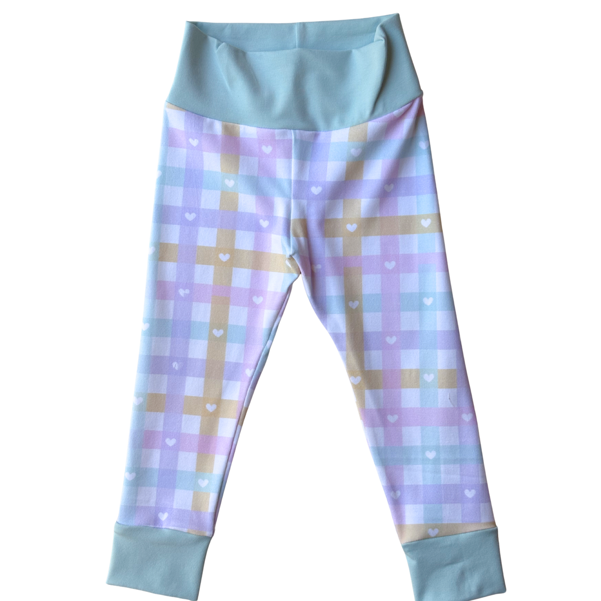 Gingham Heart Legging