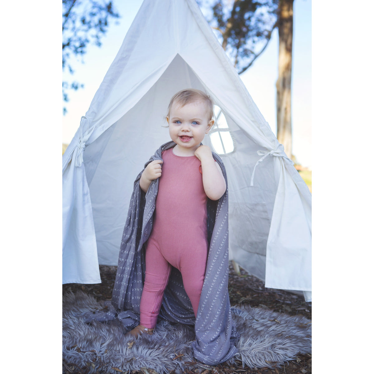 Pink Flutter Romper